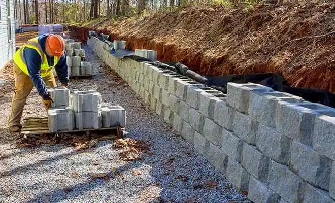 Illustrative image of Retaining wall design in Geelong